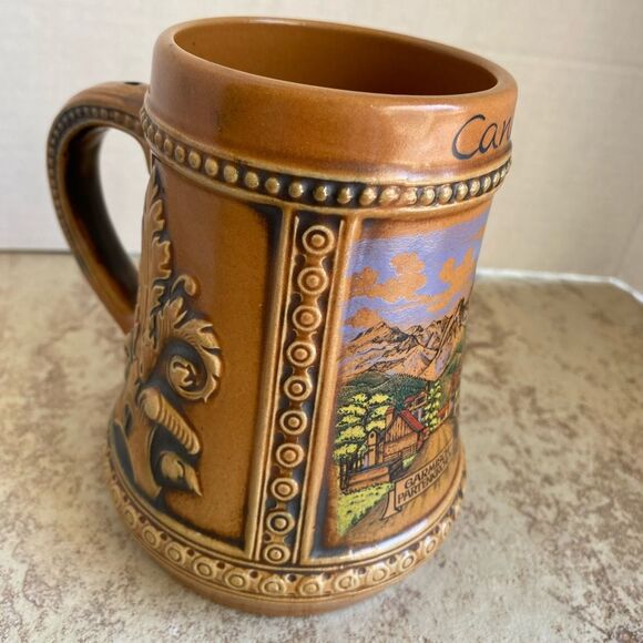 Vintage 1988 Gerz Beer Stein No Lid | West Germany Ceramic Cana | German Mug - Picture 2 of 10